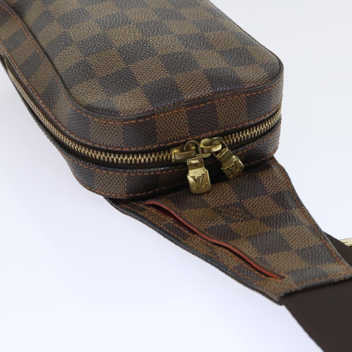 LOUIS VUITTON Damier Ebene Geronimos Shoulder Bag N51994 LV Auth rd5827