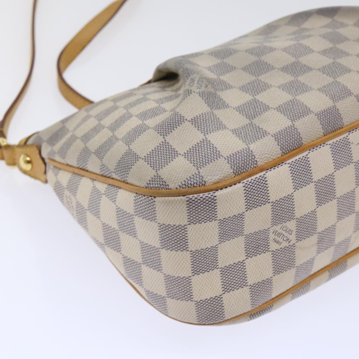 LOUIS VUITTON Damier Azur Siracusa PM Shoulder Bag N41113 LV Auth rd5830