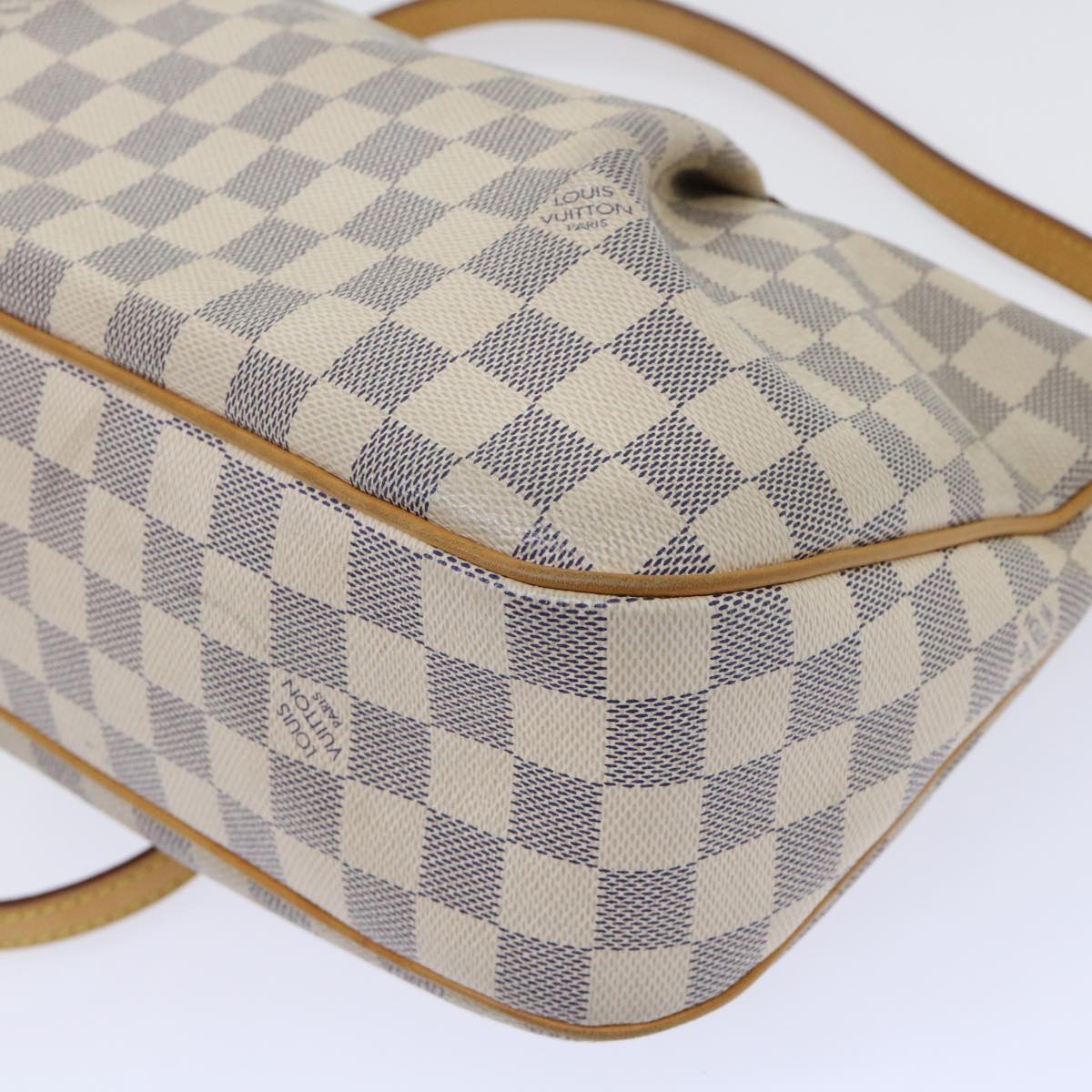 LOUIS VUITTON Damier Azur Siracusa PM Shoulder Bag N41113 LV Auth rd5830