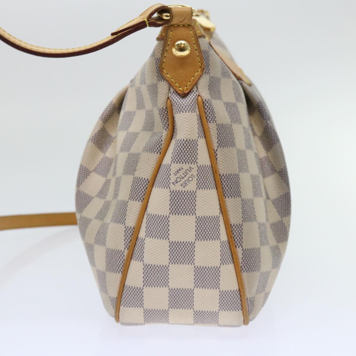 LOUIS VUITTON Damier Azur Siracusa PM Shoulder Bag N41113 LV Auth rd5830