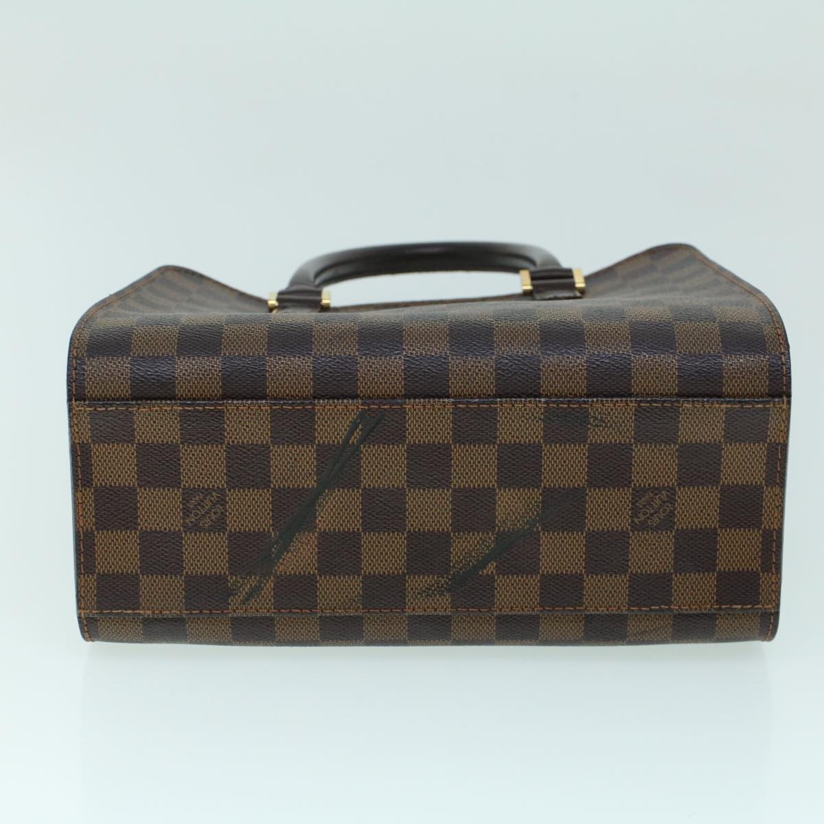 LOUIS VUITTON Damier Ebene Brera Hand Bag N51150 LV Auth rd5836