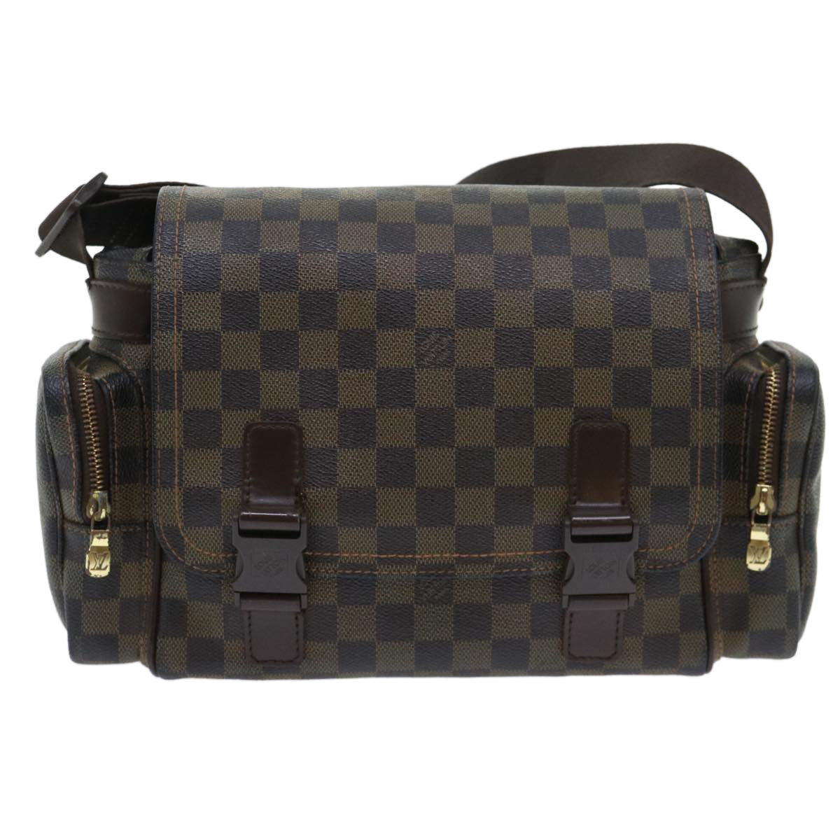 LOUIS VUITTON Damier Ebene Reporter Melville Shoulder Bag N51126 LV Auth rd5837