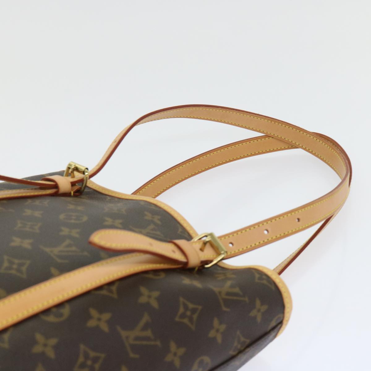 LOUIS VUITTON Monogram Bucket GM Shoulder Bag M42236 LV Auth rd5853