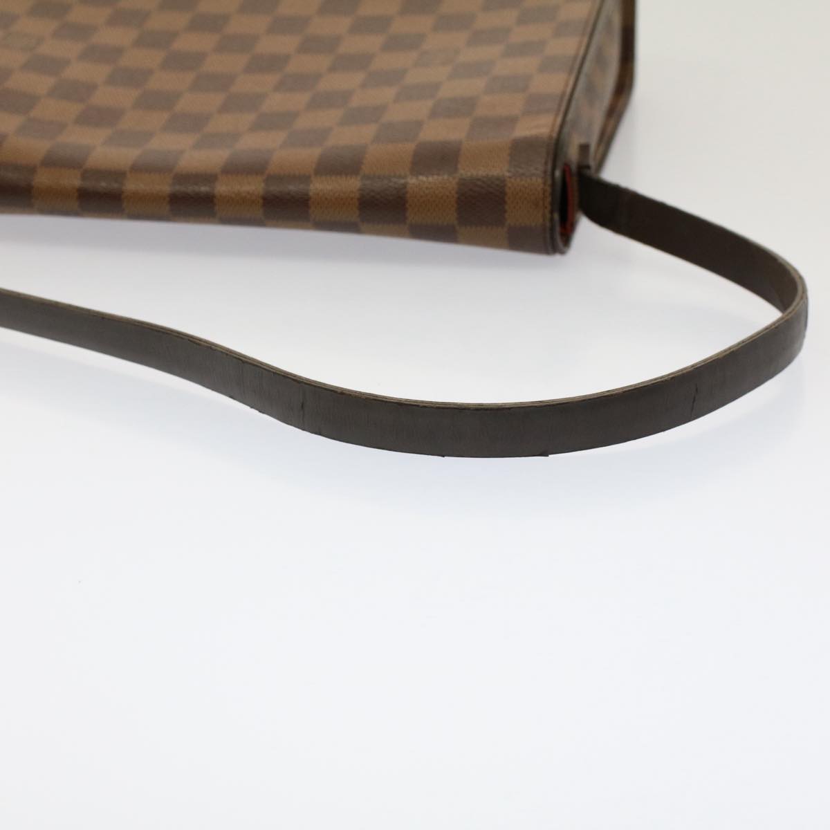 LOUIS VUITTON Damier Ebene Tribeca Carre Shoulder Bag  N51161 LV Auth rd5855