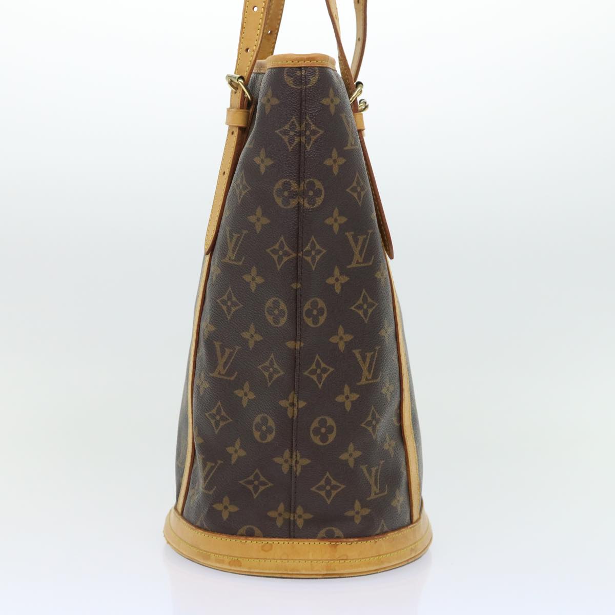 LOUIS VUITTON Monogram Bucket GM Shoulder Bag M42236 LV Auth rd5857