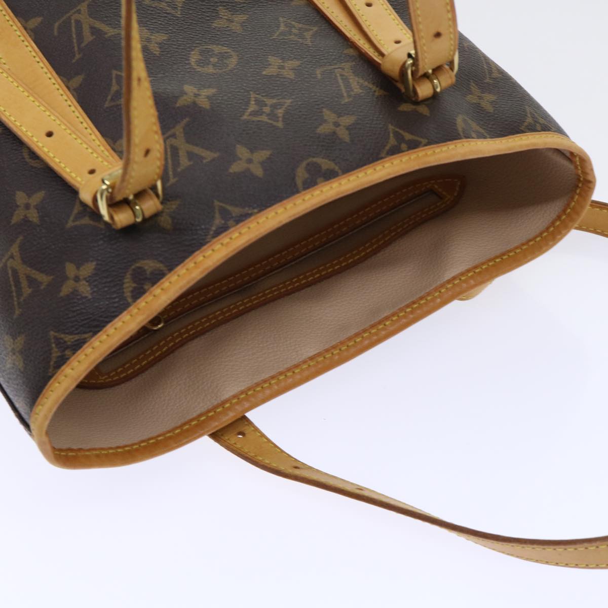 LOUIS VUITTON Monogram Bucket GM Shoulder Bag M42236 LV Auth rd5857