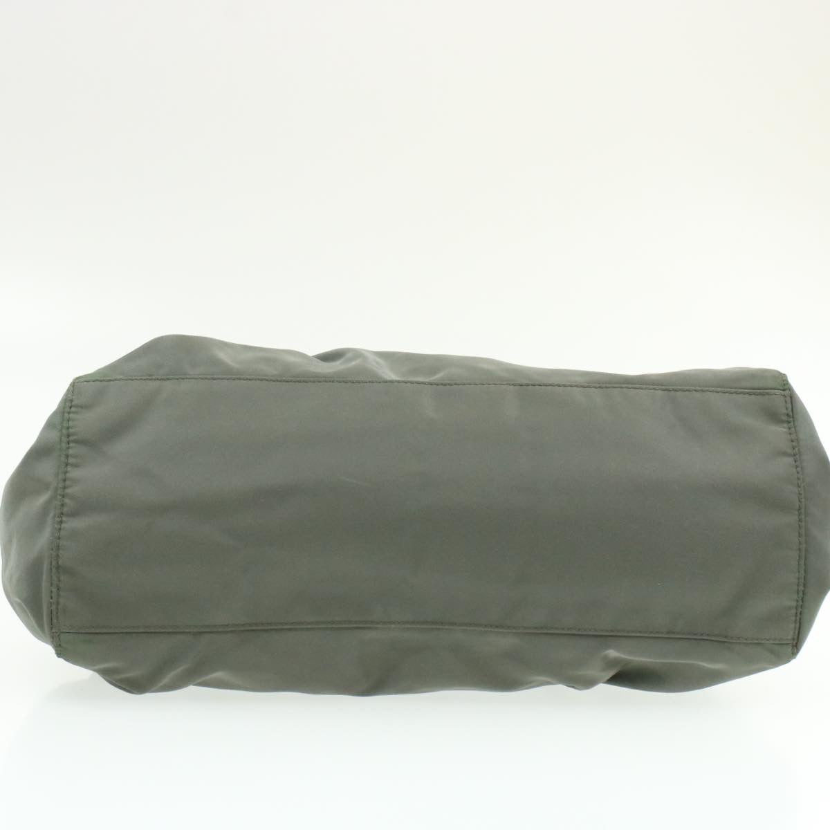 PRADA Hand Bag Nylon 2Way Gray Auth rd952