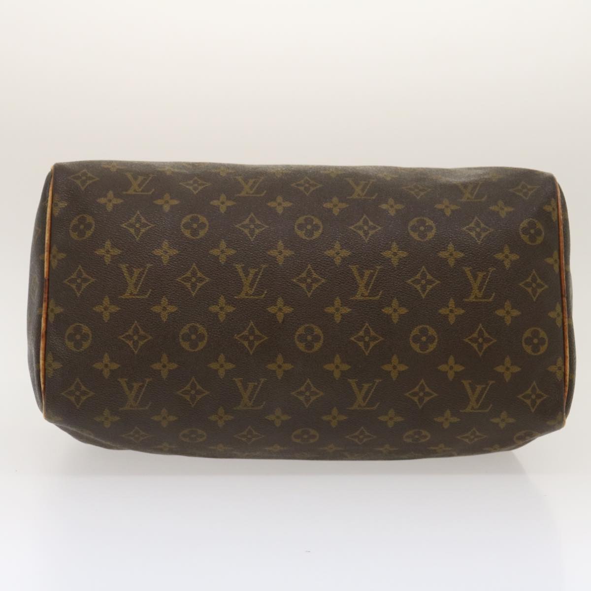 LOUIS VUITTON Monogram Speedy 35 Hand Bag M41524 LV Auth rh093