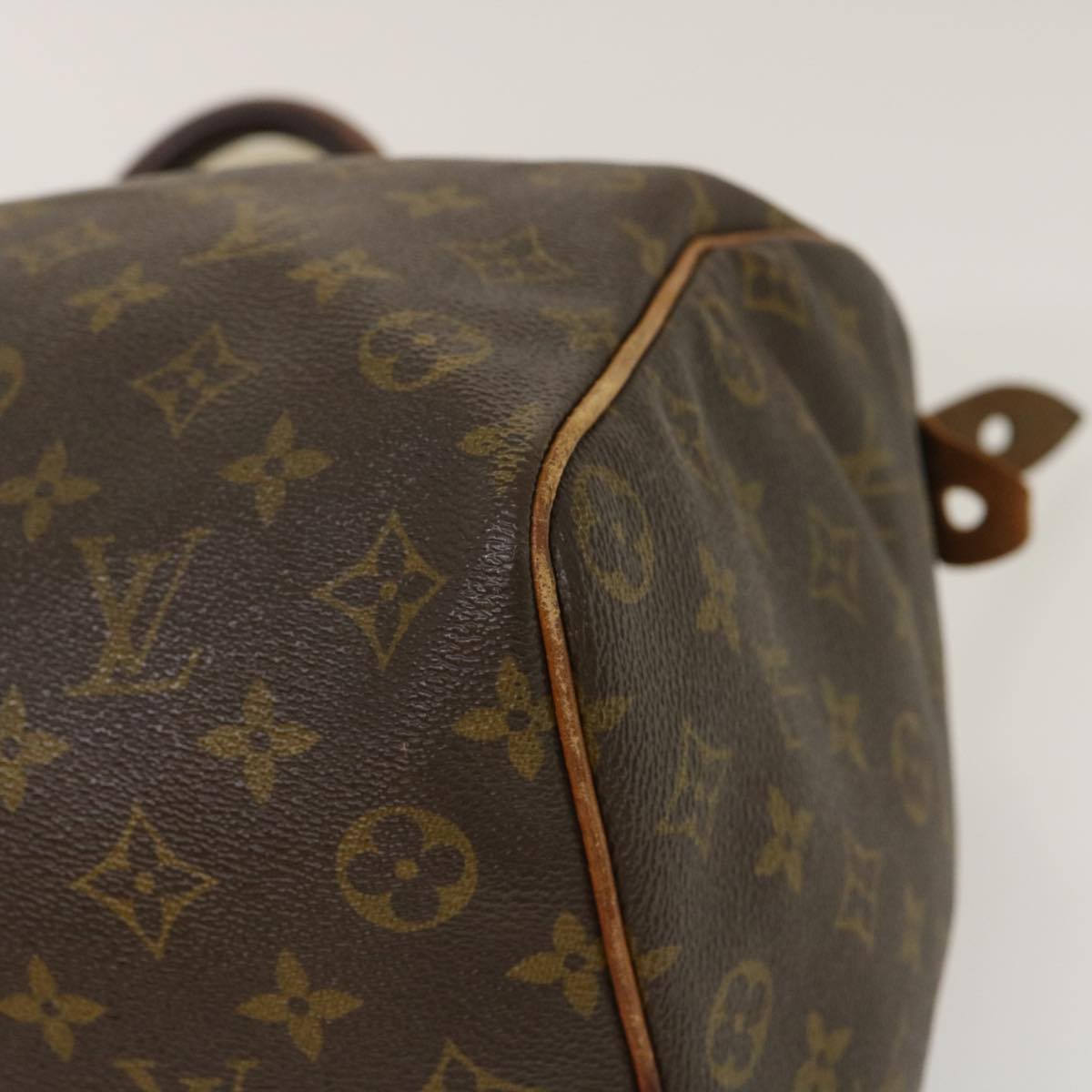 LOUIS VUITTON Monogram Speedy 35 Hand Bag M41524 LV Auth rh093