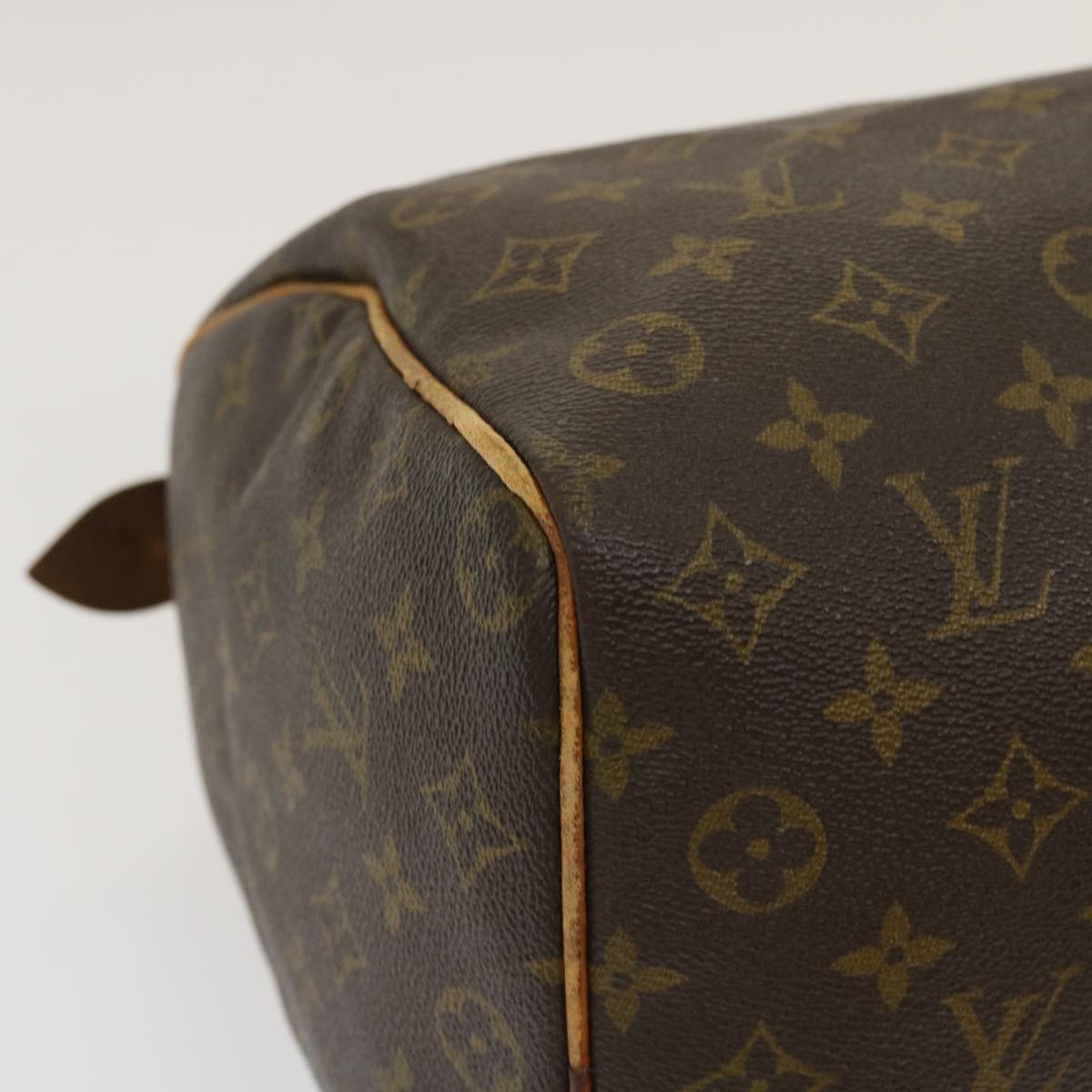 LOUIS VUITTON Monogram Speedy 35 Hand Bag M41524 LV Auth rh093