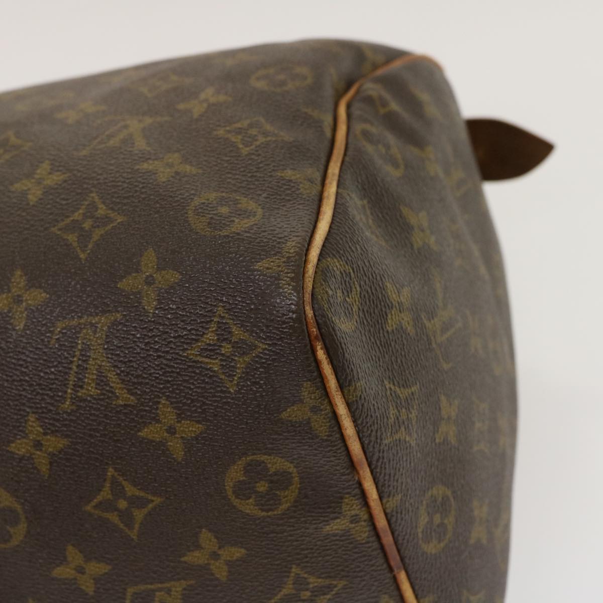 LOUIS VUITTON Monogram Speedy 35 Hand Bag M41524 LV Auth rh093