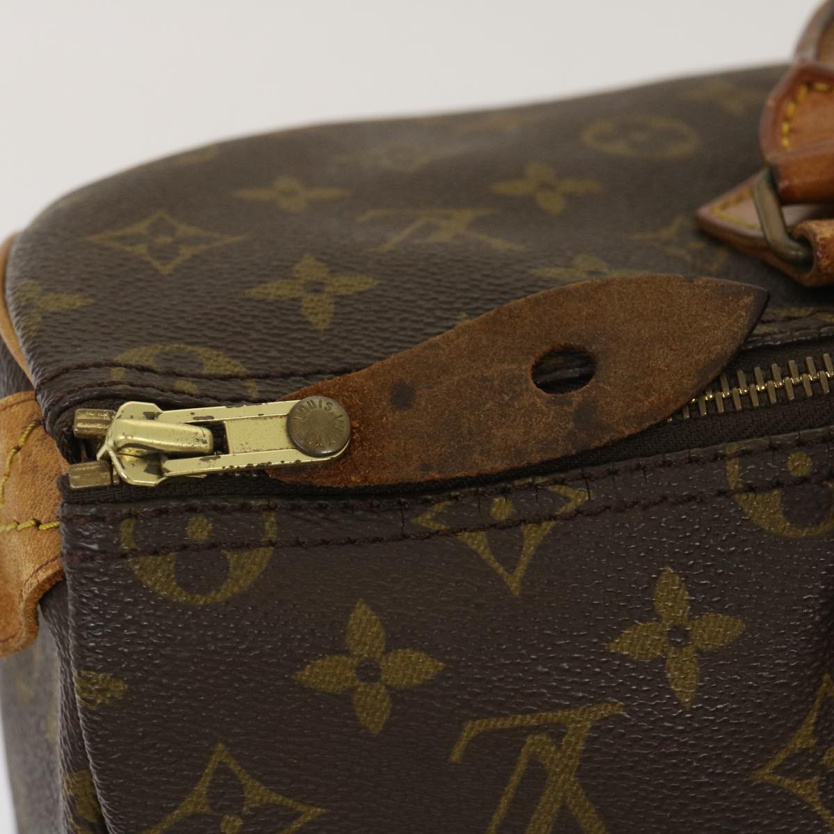 LOUIS VUITTON Monogram Speedy 35 Hand Bag M41524 LV Auth rh093