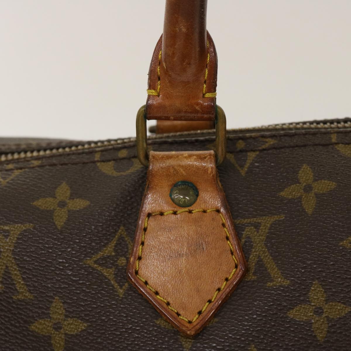 LOUIS VUITTON Monogram Speedy 35 Hand Bag M41524 LV Auth rh093