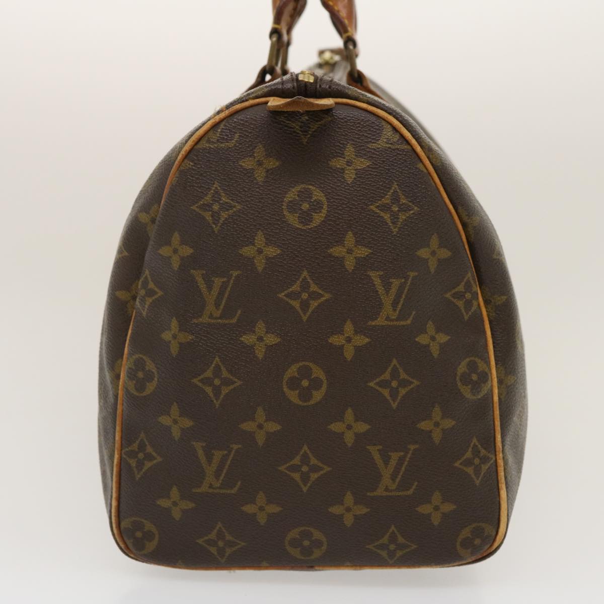 LOUIS VUITTON Monogram Speedy 35 Hand Bag M41524 LV Auth rh093