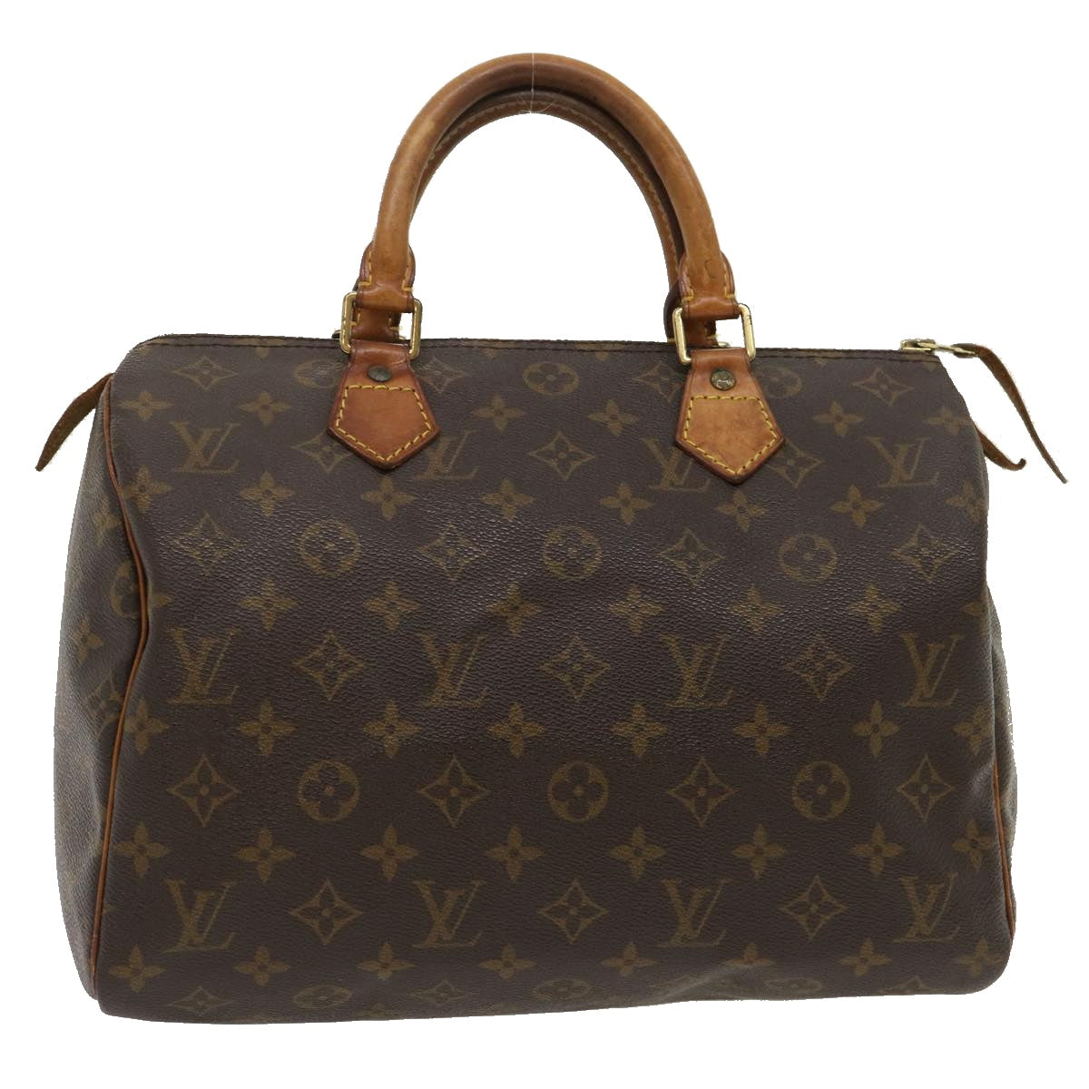 LOUIS VUITTON Monogram Speedy 30 Hand Bag M41526 LV Auth rh095