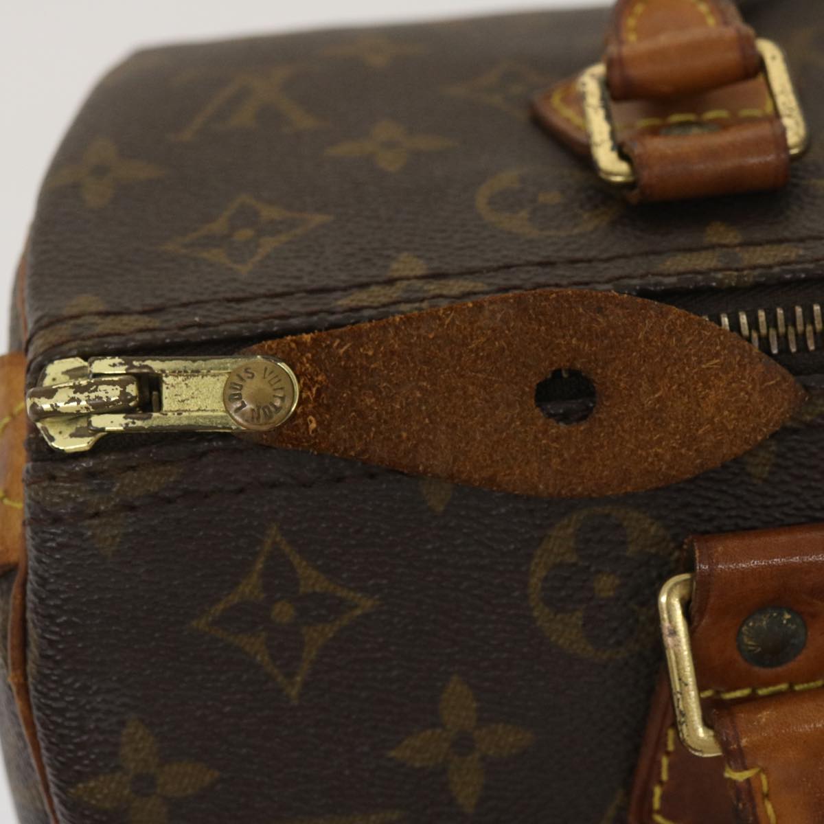 LOUIS VUITTON Monogram Speedy 30 Hand Bag M41526 LV Auth rh095