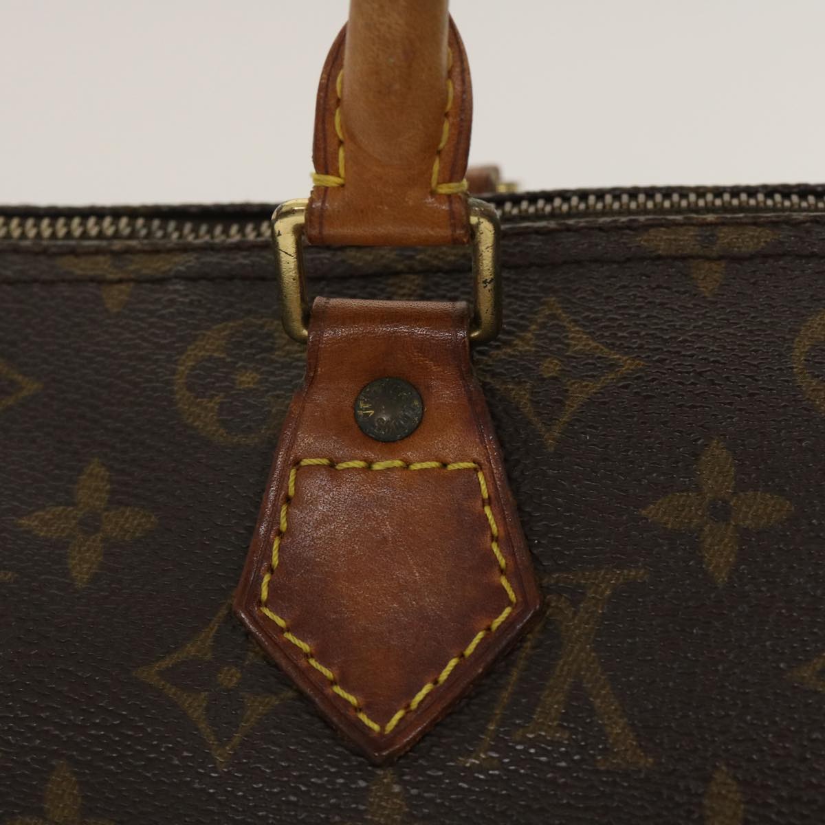 LOUIS VUITTON Monogram Speedy 30 Hand Bag M41526 LV Auth rh095