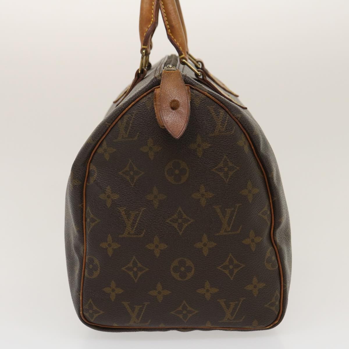 LOUIS VUITTON Monogram Speedy 30 Hand Bag M41526 LV Auth rh095