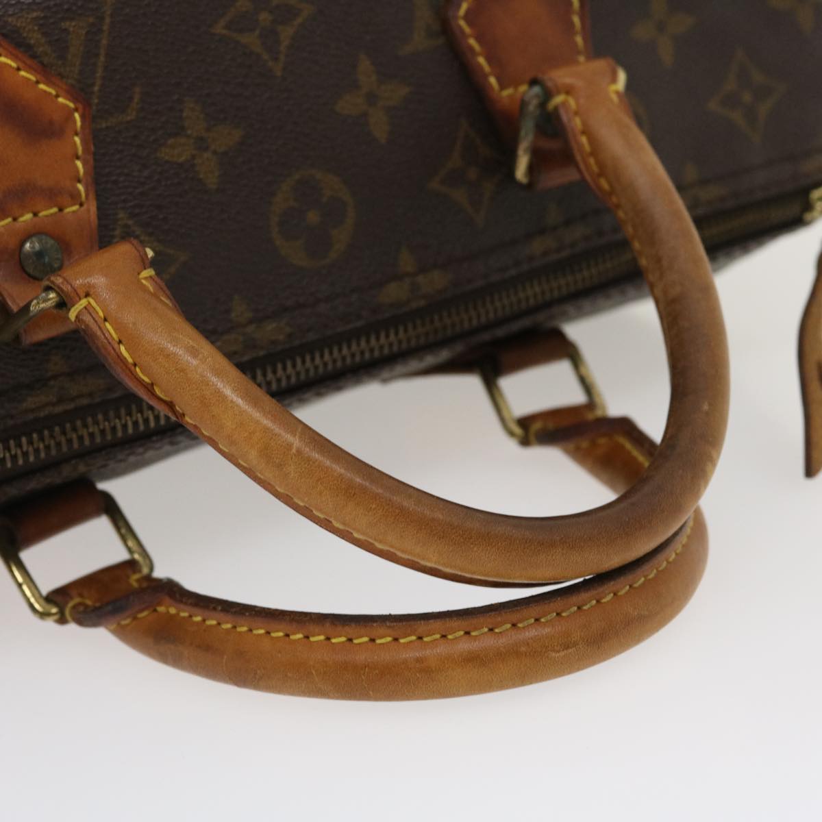 LOUIS VUITTON Monogram Speedy 30 Hand Bag M41526 LV Auth rh095