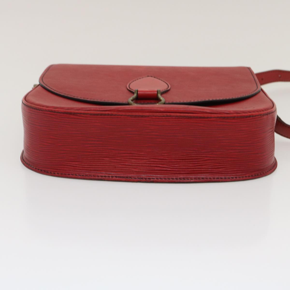 LOUIS VUITTON Epi Saint Cloud GM Shoulder Bag Red M52197 LV Auth rh099