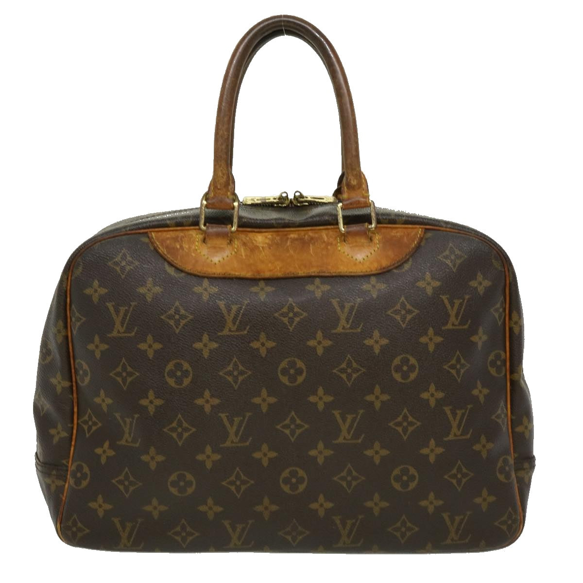 LOUIS VUITTON Monogram Deauville Hand Bag M47270 LV Auth rh129 - 0