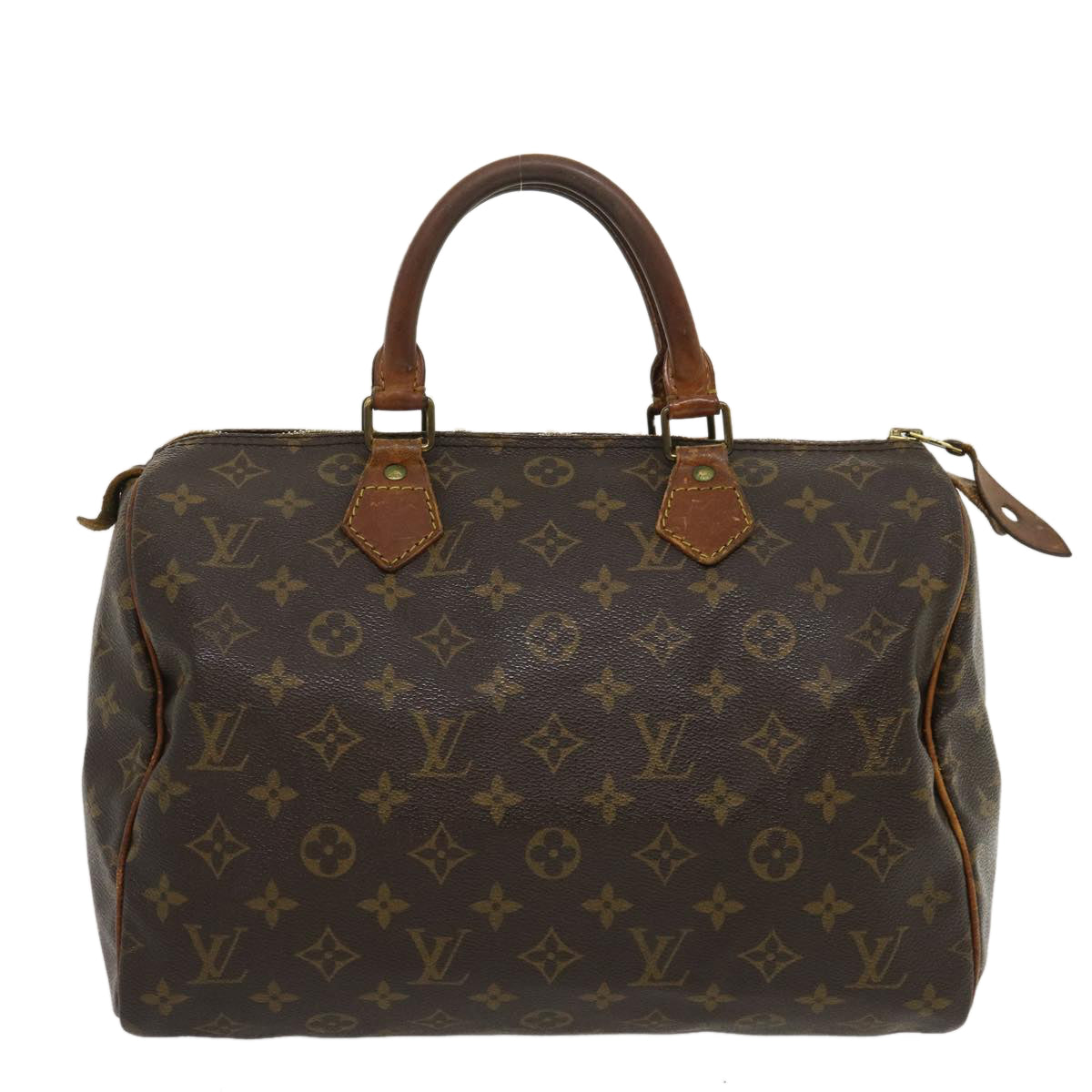 LOUIS VUITTON Monogram Speedy 30 Hand Bag M41526 LV Auth rh145