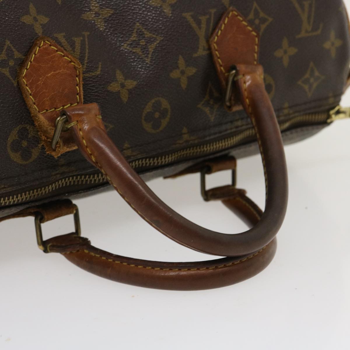 LOUIS VUITTON Monogram Speedy 30 Hand Bag M41526 LV Auth rh145