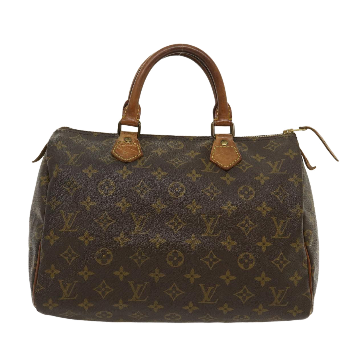 LOUIS VUITTON Monogram Speedy 30 Hand Bag M41526 LV Auth rh149