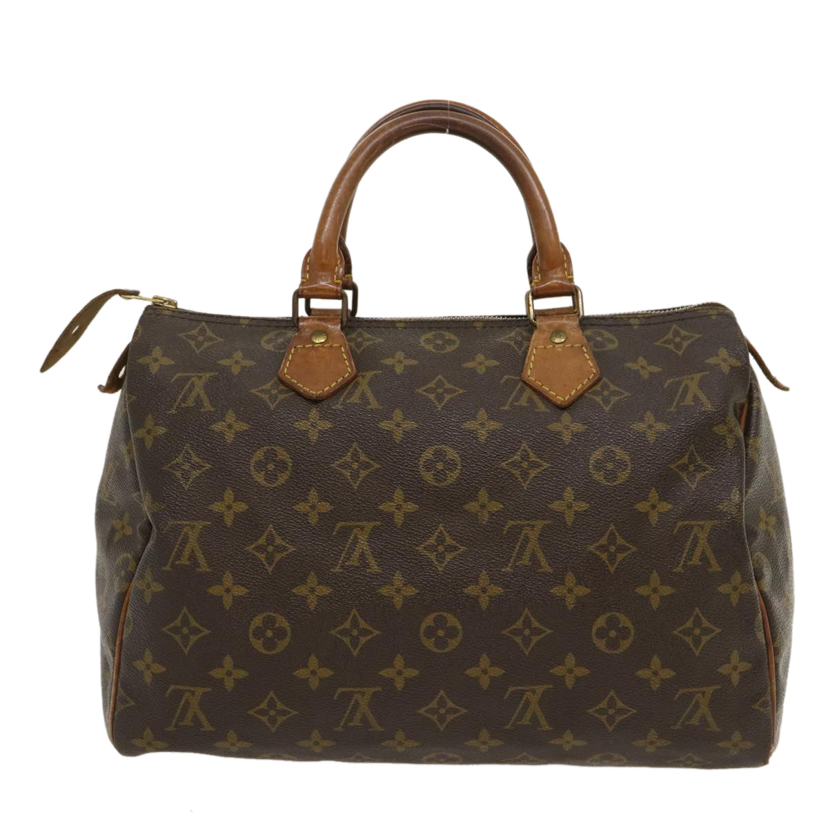 LOUIS VUITTON Monogram Speedy 30 Hand Bag M41526 LV Auth rh149