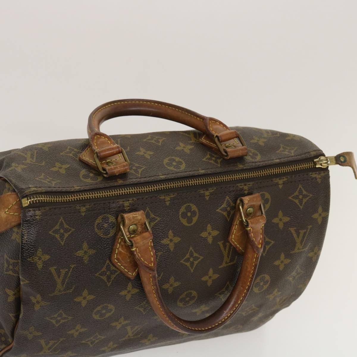 LOUIS VUITTON Monogram Speedy 30 Hand Bag M41526 LV Auth rh149