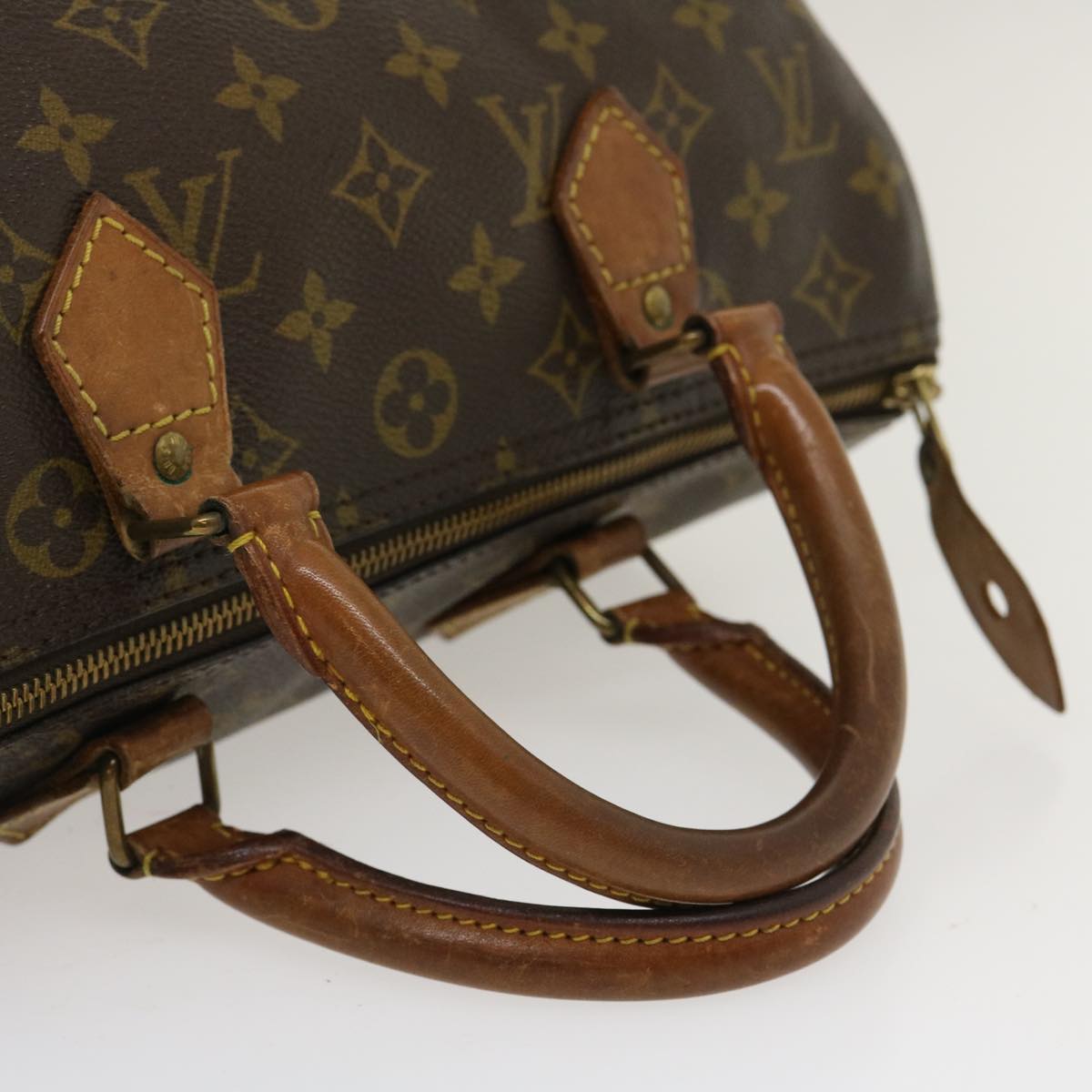 LOUIS VUITTON Monogram Speedy 30 Hand Bag M41526 LV Auth rh149