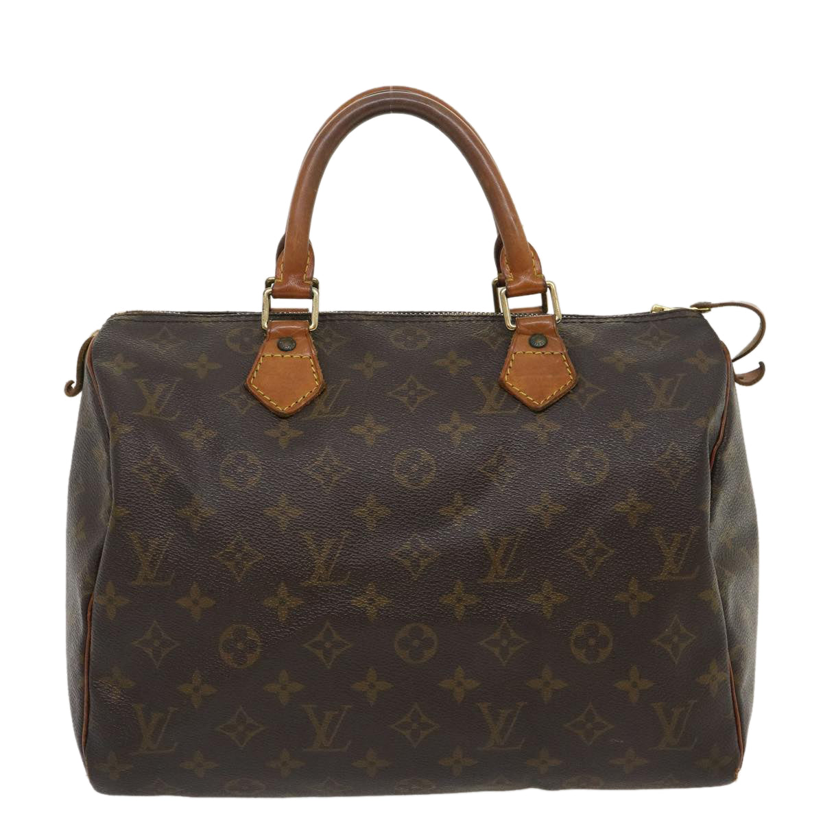 LOUIS VUITTON Monogram Speedy 30 Hand Bag M41526 LV Auth rh164