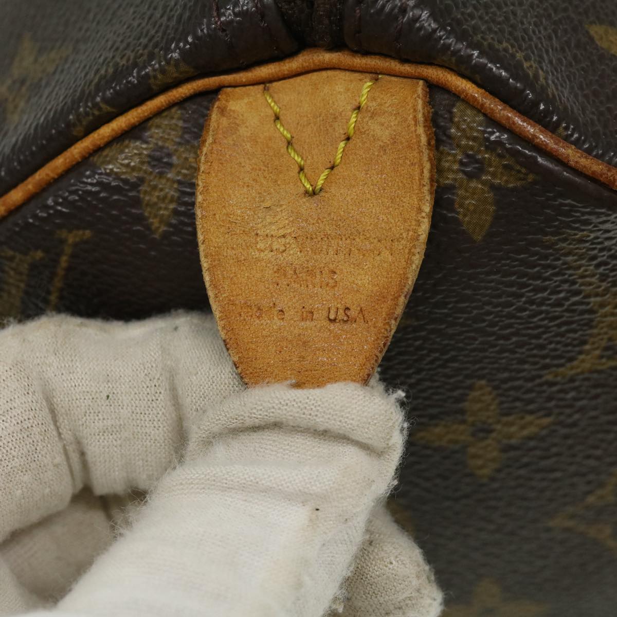 LOUIS VUITTON Monogram Speedy 30 Hand Bag M41526 LV Auth rh173