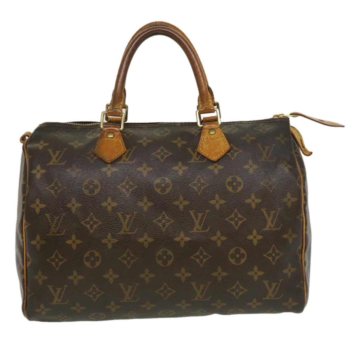 LOUIS VUITTON Monogram Speedy 30 Hand Bag M41526 LV Auth rh173