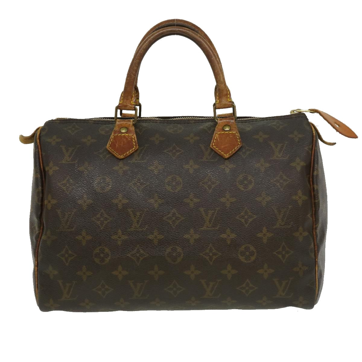 LOUIS VUITTON Monogram Speedy 30 Hand Bag M41526 LV Auth rh176