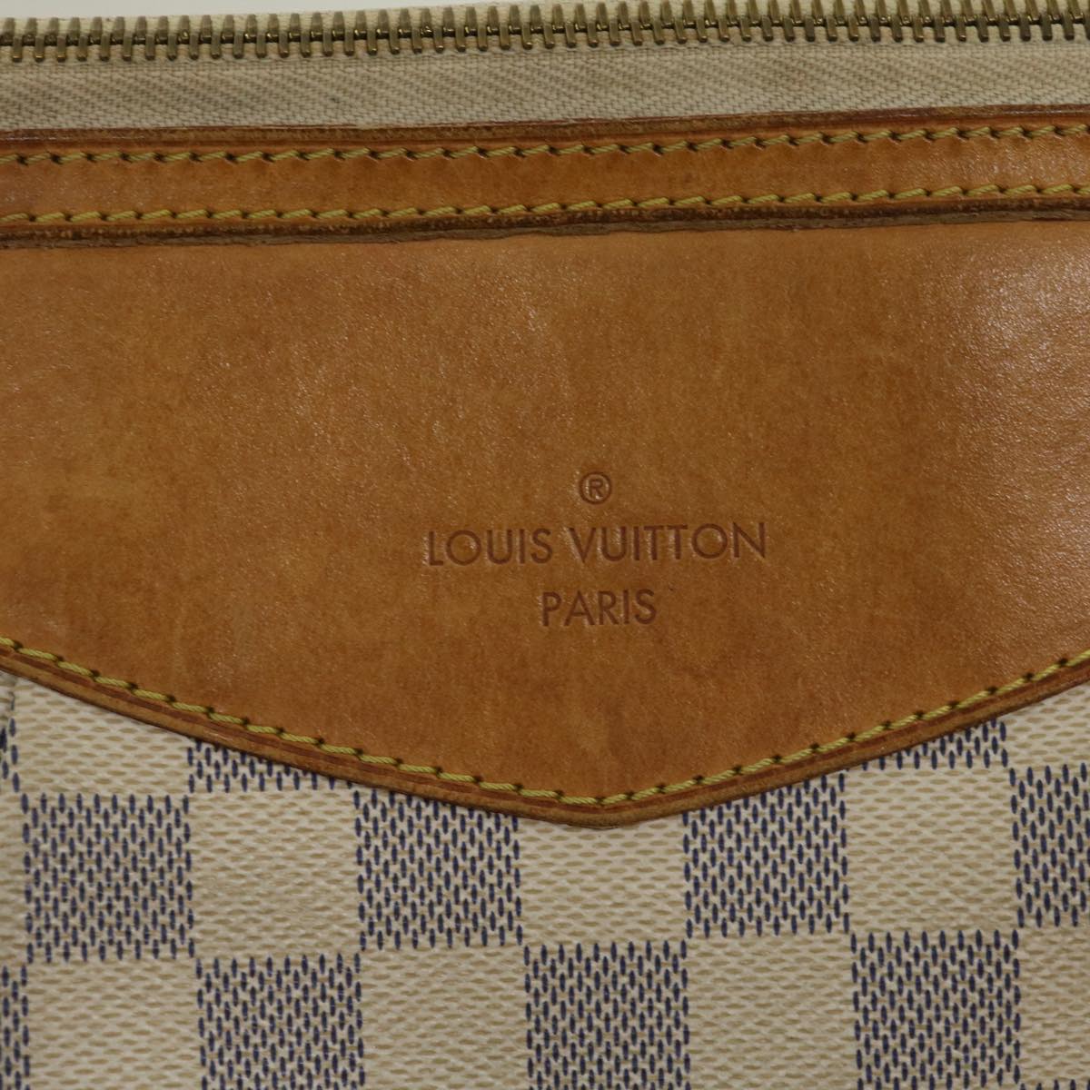 LOUIS VUITTON Damier Azur Siracusa MM Hand Bag N41112 LV Auth rh207