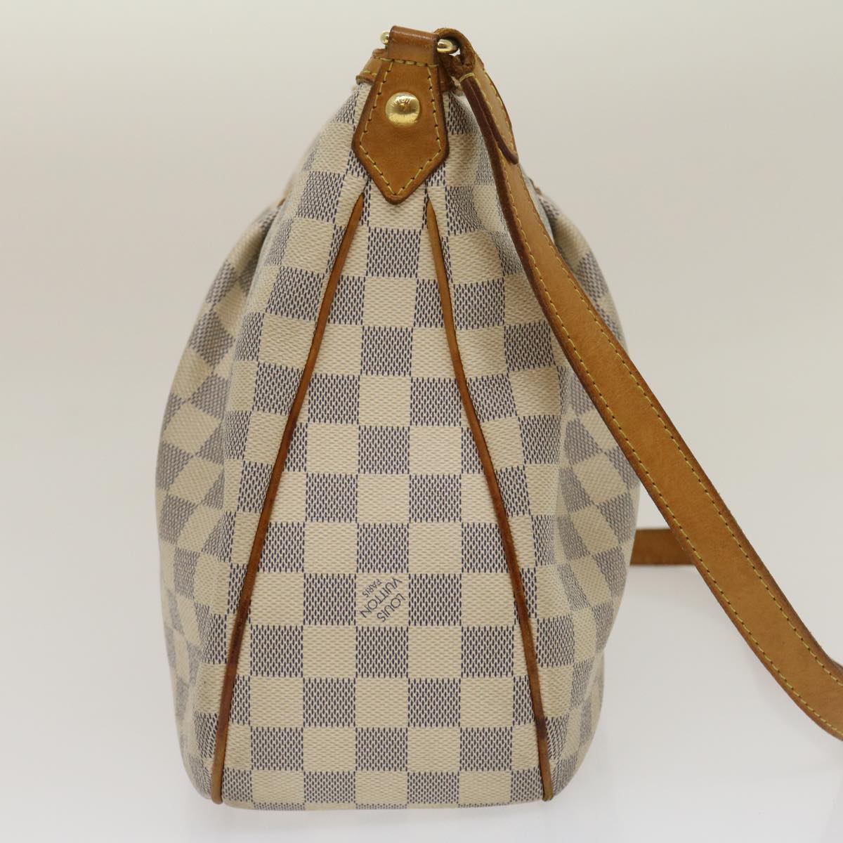 LOUIS VUITTON Damier Azur Siracusa MM Hand Bag N41112 LV Auth rh207