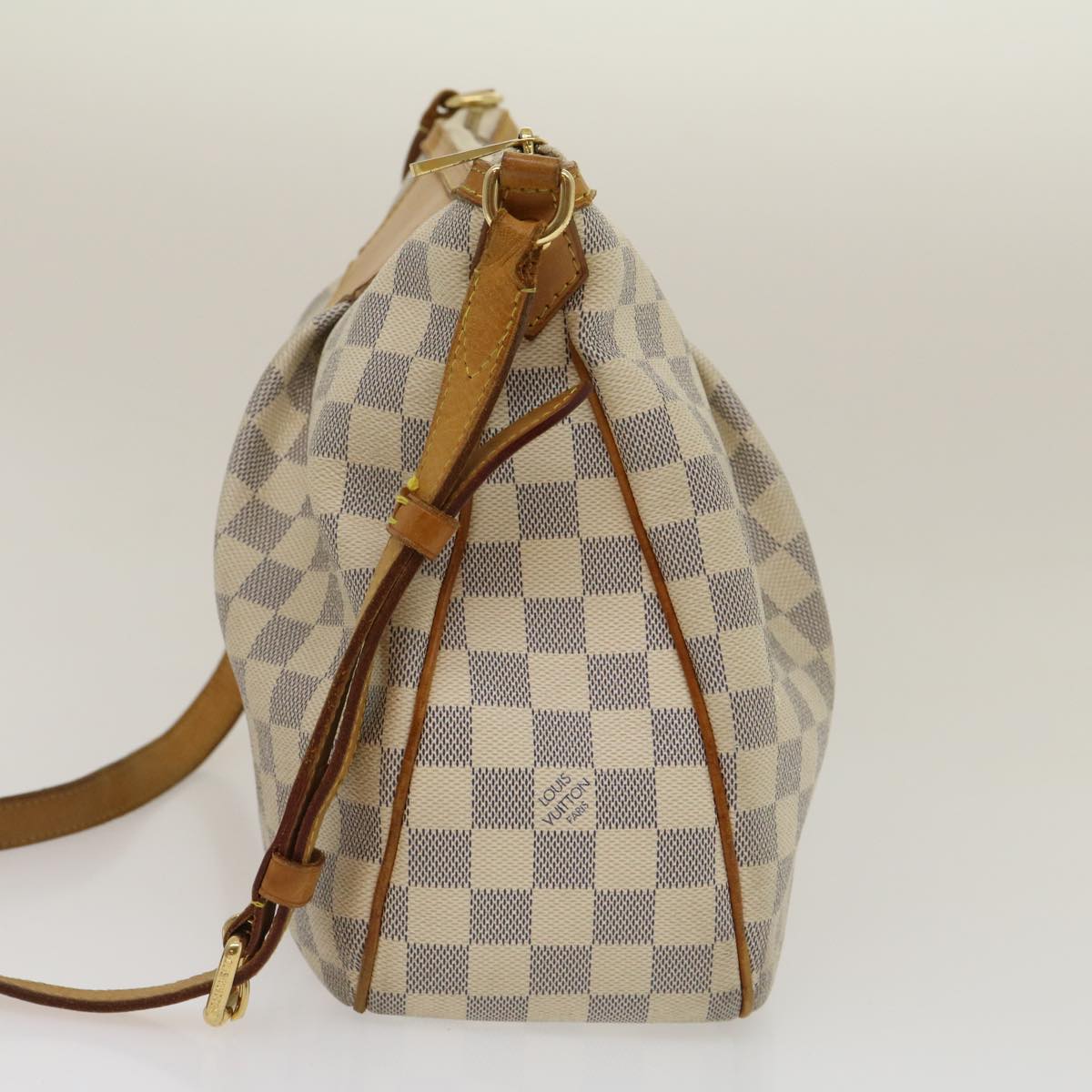 LOUIS VUITTON Damier Azur Siracusa MM Hand Bag N41112 LV Auth rh207