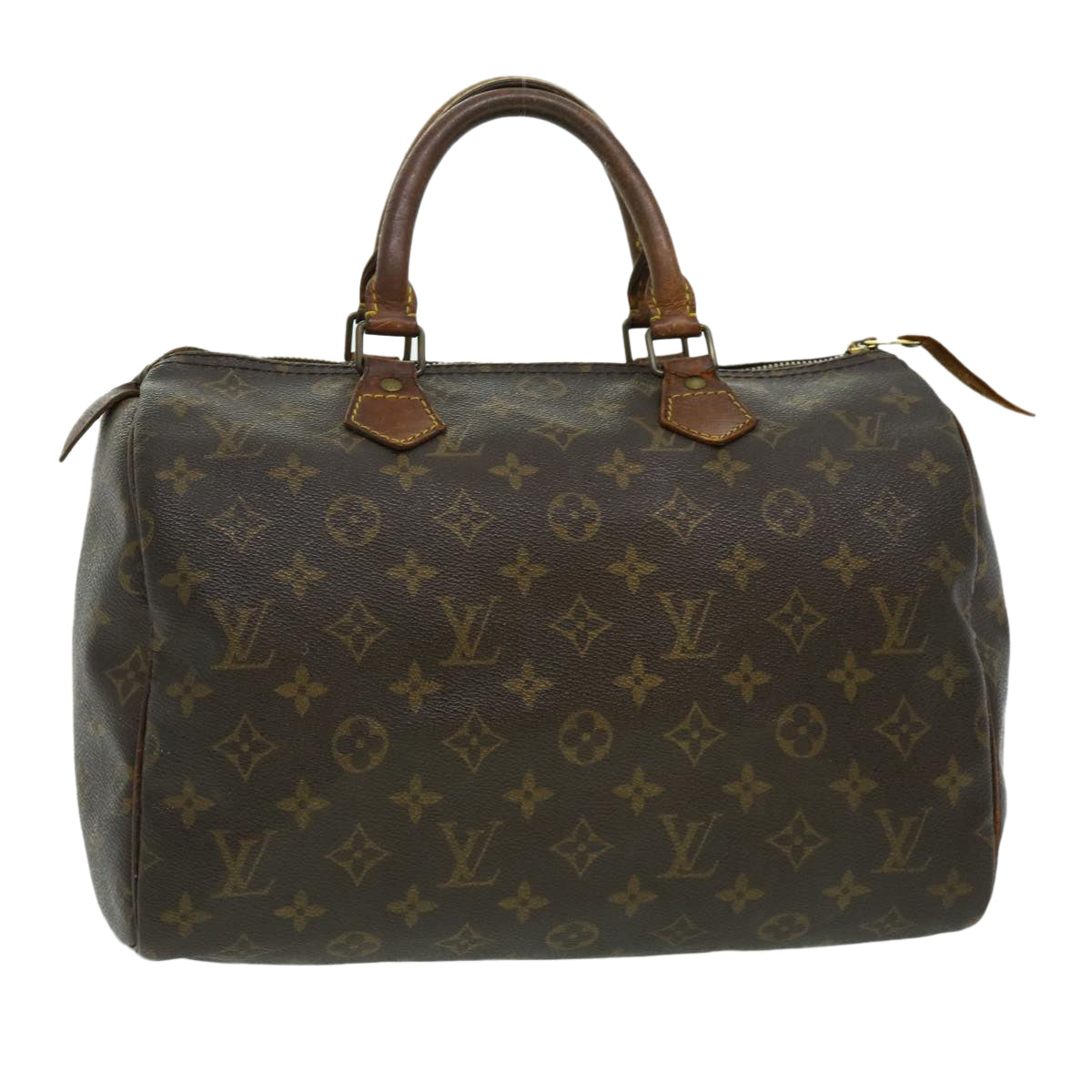 LOUIS VUITTON Monogram Speedy 30 Hand Bag M41526 LV Auth rh219