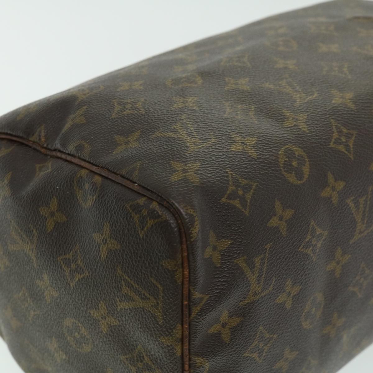 LOUIS VUITTON Monogram Speedy 30 Hand Bag M41526 LV Auth rh219