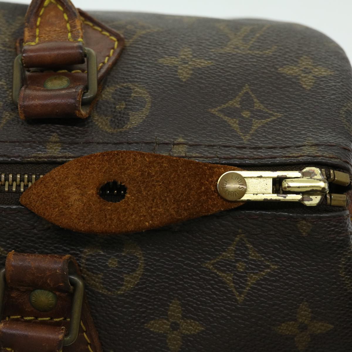 LOUIS VUITTON Monogram Speedy 30 Hand Bag M41526 LV Auth rh219