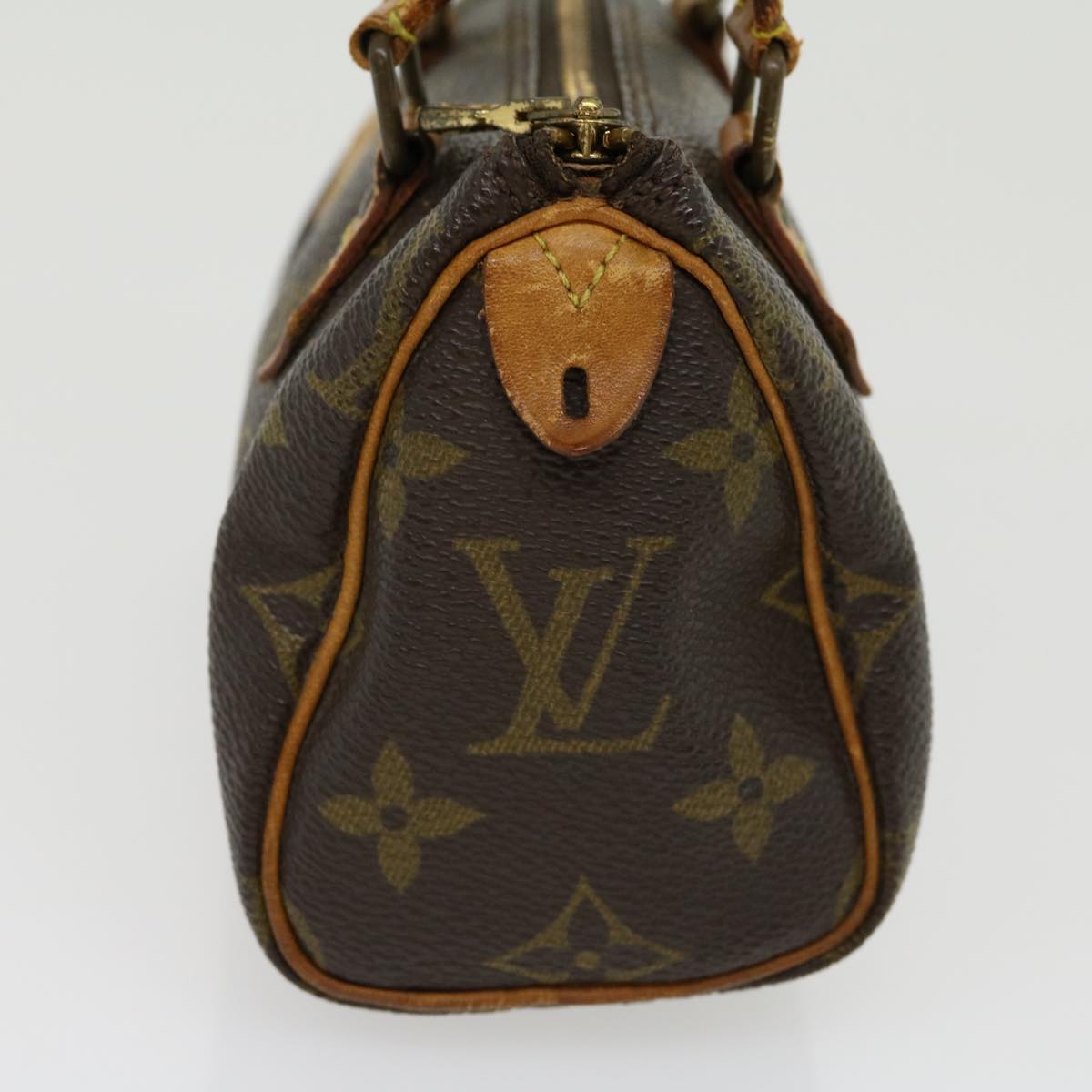 LOUIS VUITTON Monogram Mini Speedy 2way Hand Bag Vintage M41534 LV Auth rh226