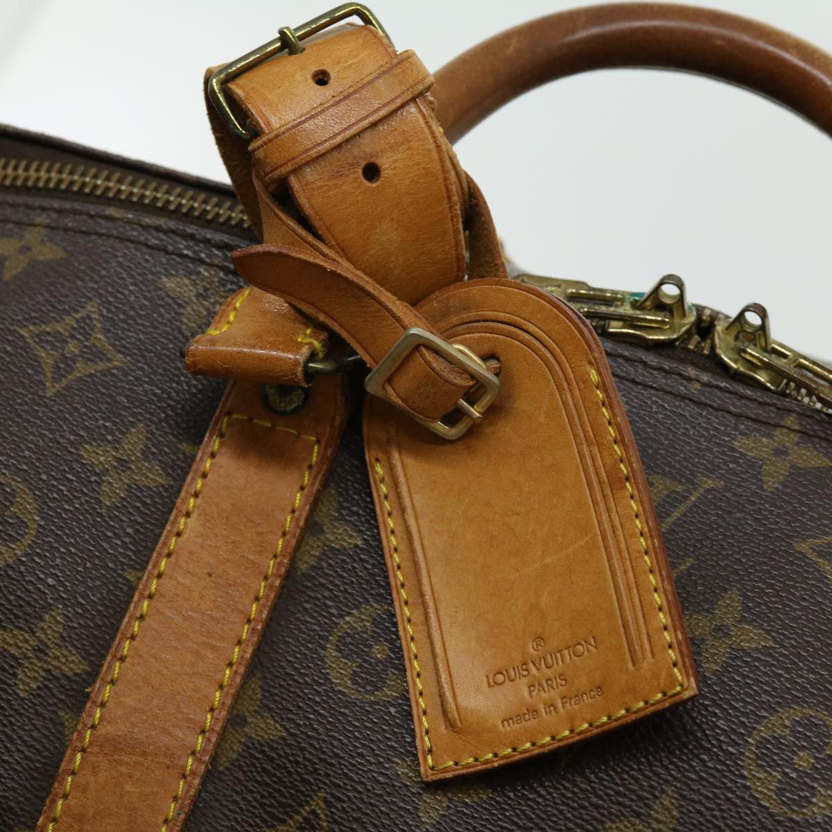 LOUIS VUITTON Monogram Keepall Bandouliere 60 Boston Bag M41412 LV Auth rh228