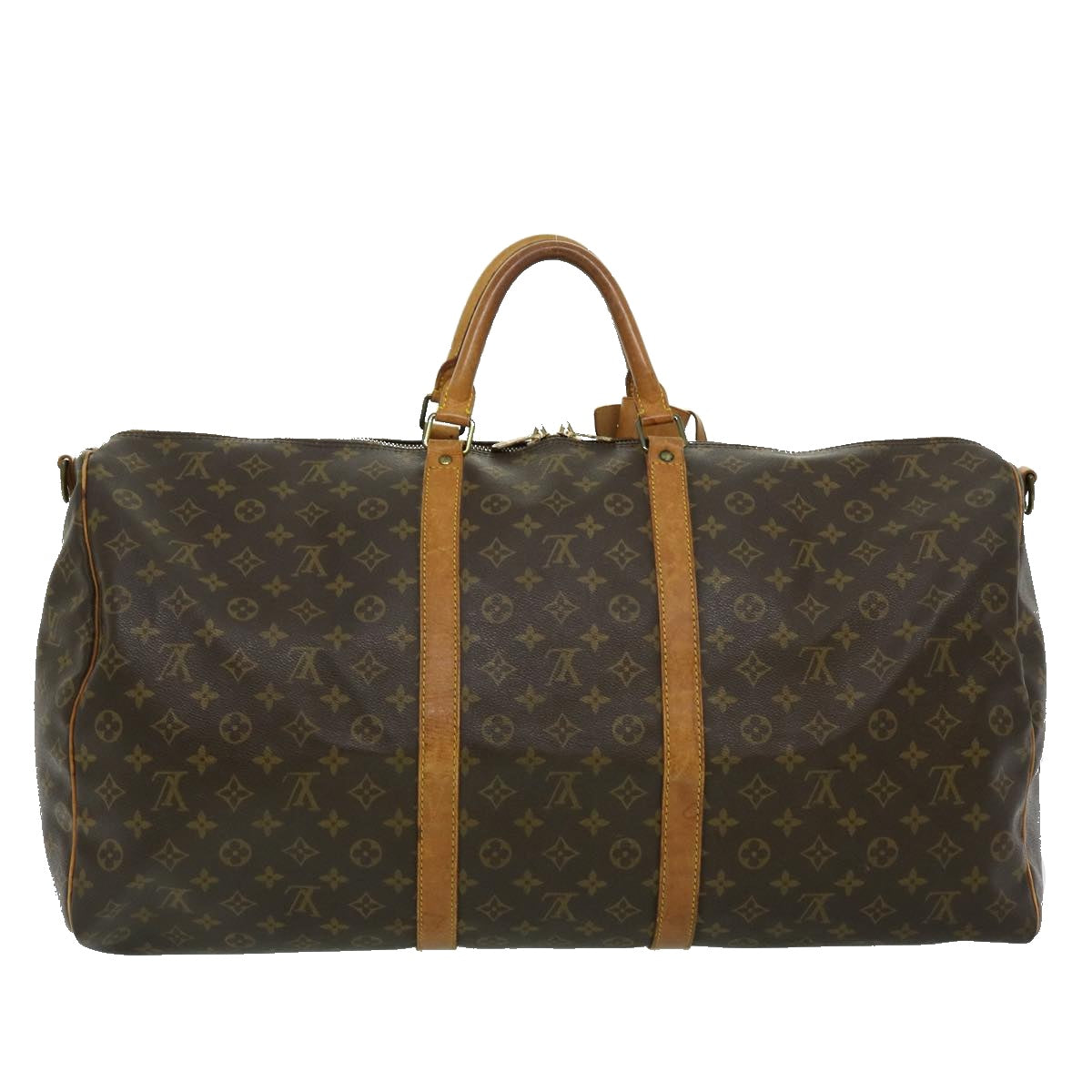 LOUIS VUITTON Monogram Keepall Bandouliere 60 Boston Bag M41412 LV Auth rh228