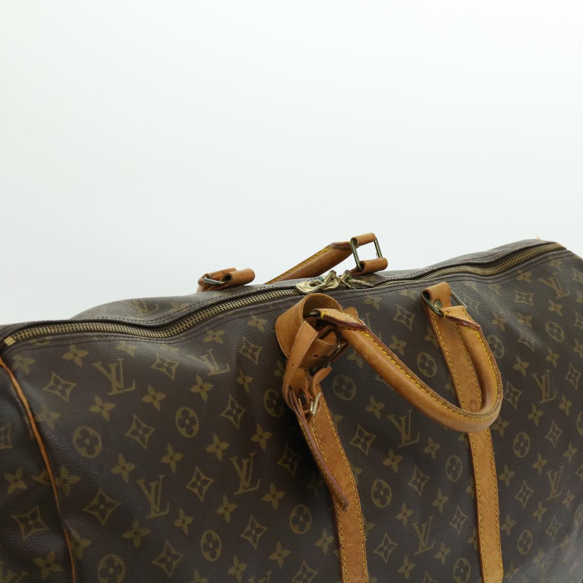 LOUIS VUITTON Monogram Keepall Bandouliere 60 Boston Bag M41412 LV Auth rh228