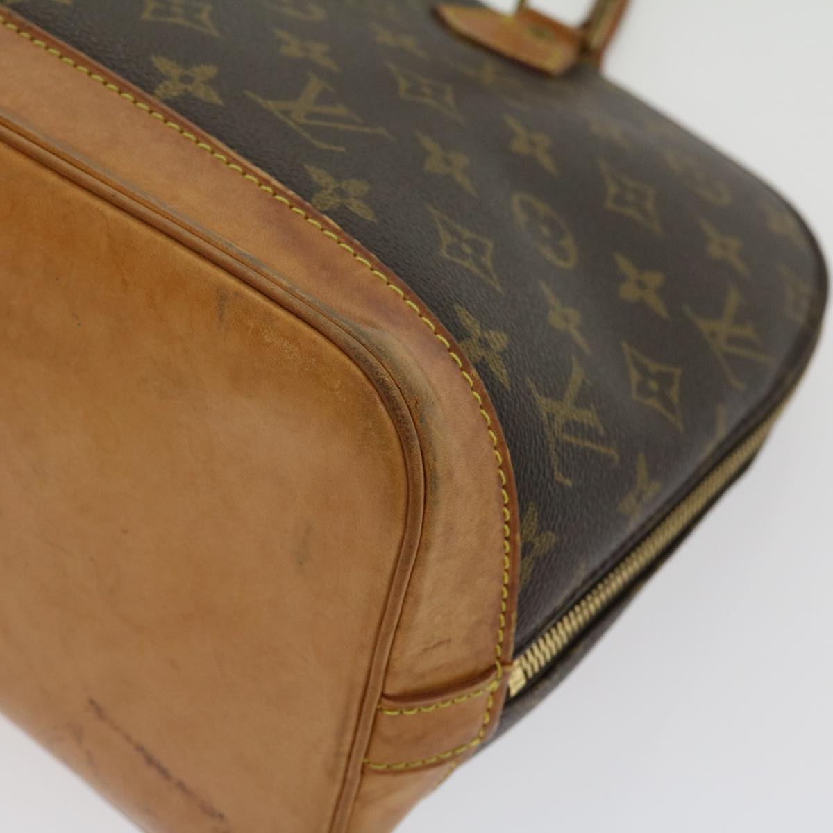 LOUIS VUITTON Monogram Alma Hand Bag M51130 LV Auth rh250