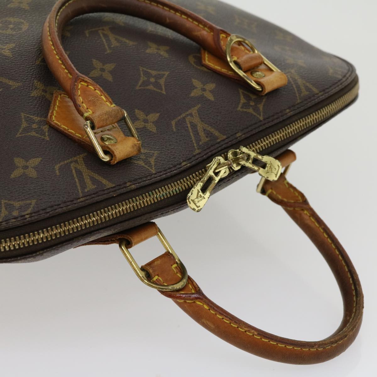 LOUIS VUITTON Monogram Alma Hand Bag M51130 LV Auth rh250