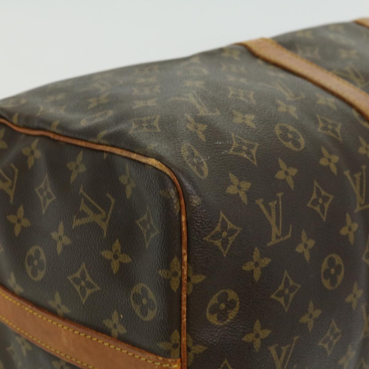 LOUIS VUITTON Monogram Keepall Bandouliere 50 Boston Bag M41416 LV Auth rh258