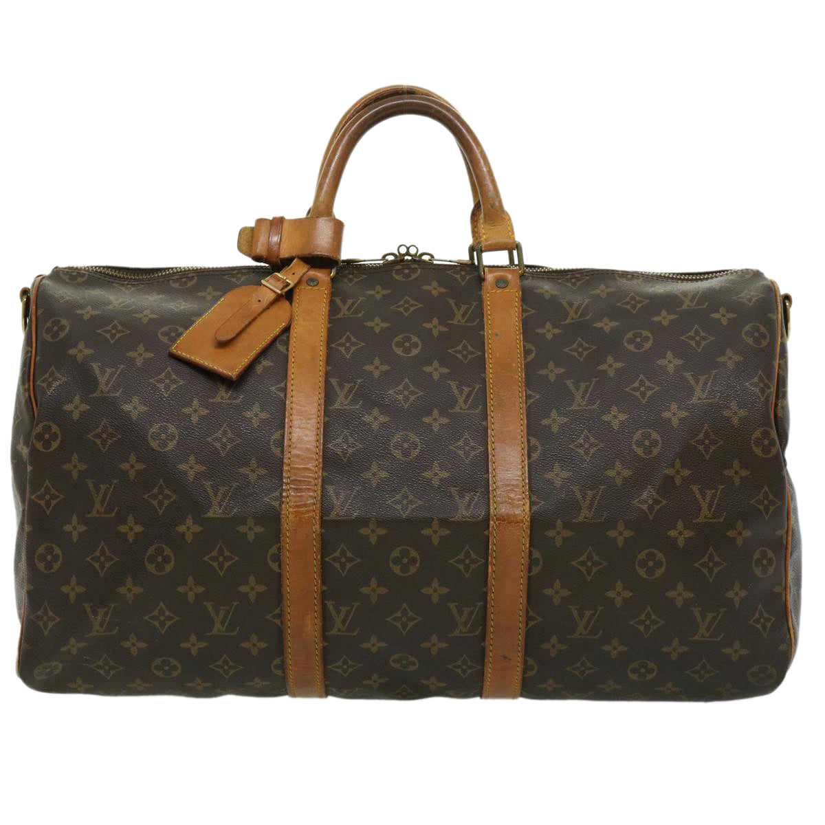 LOUIS VUITTON Monogram Keepall Bandouliere 50 Boston Bag M41416 LV Auth rh258