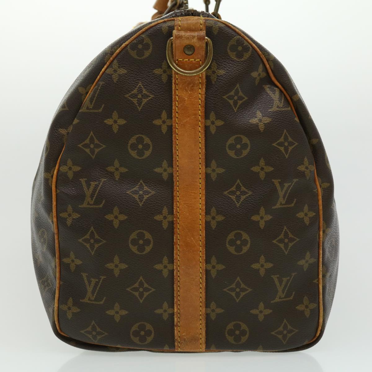 LOUIS VUITTON Monogram Keepall Bandouliere 50 Boston Bag M41416 LV Auth rh258